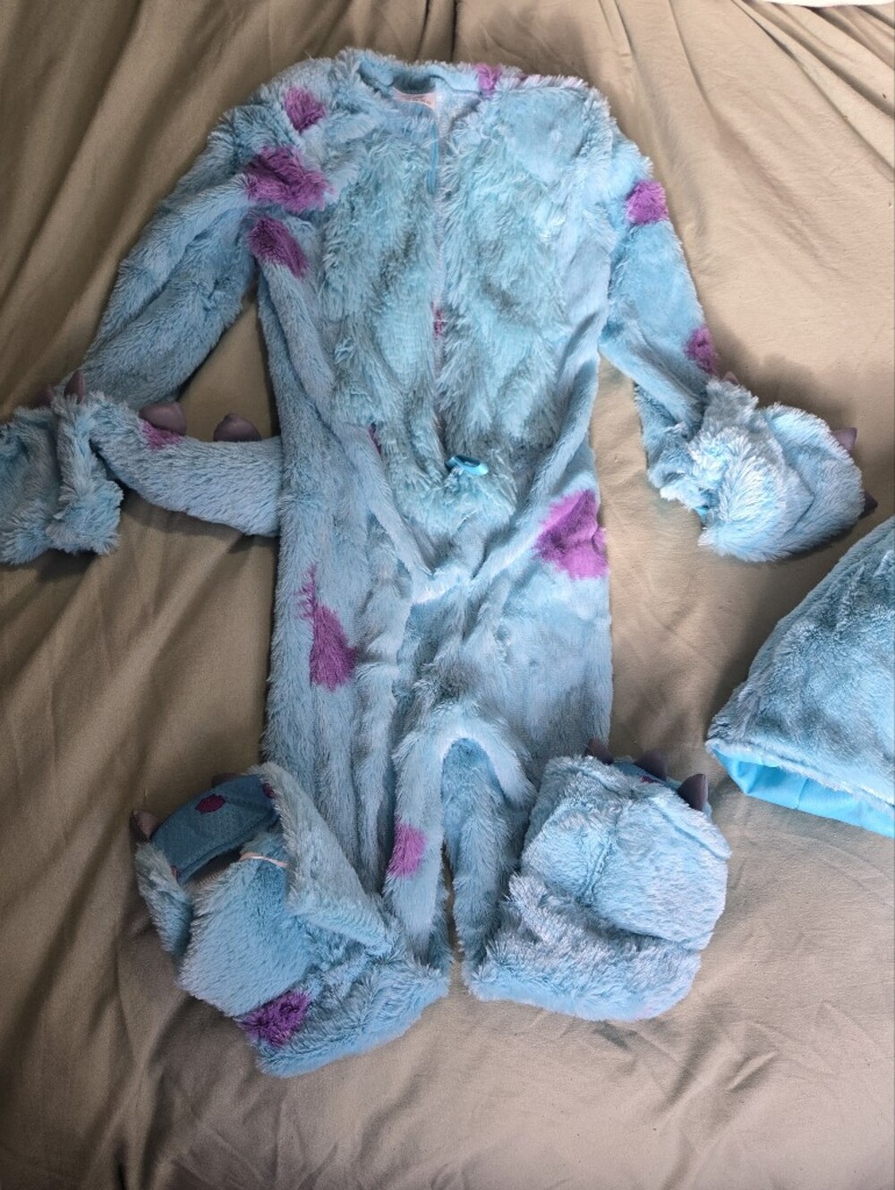 Sulley Monsters Inc One-Piece Costume - Picture 3 of 5